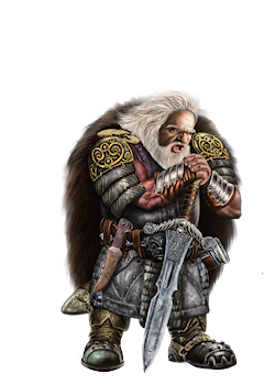 Dwarf Male Character Portrait