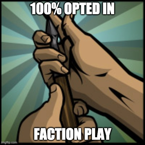 Faction Play Opt-in Badge