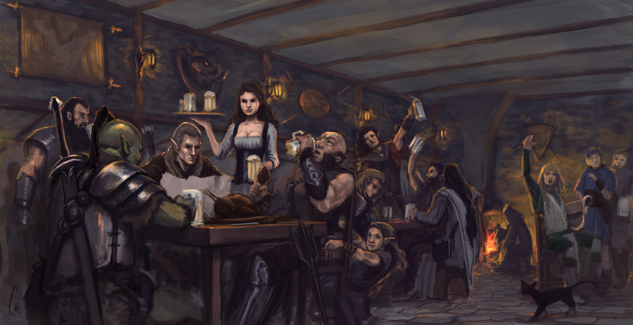 Image result for dwarf tavern