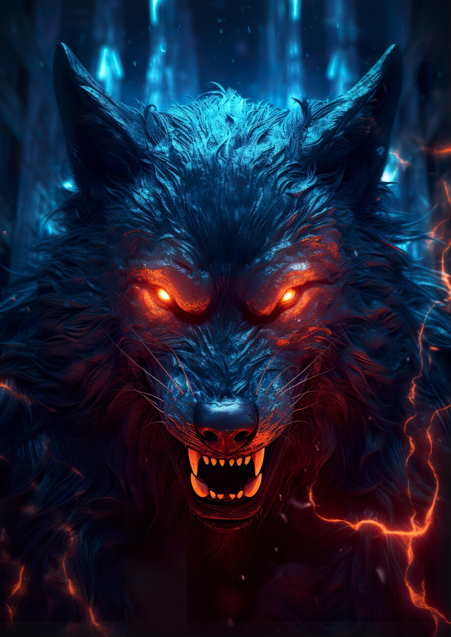 Illustration Werewolf Dark Fantasy